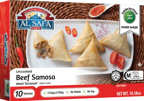 Beef Samosa, Hand Made, 12 x 10.58 Oz