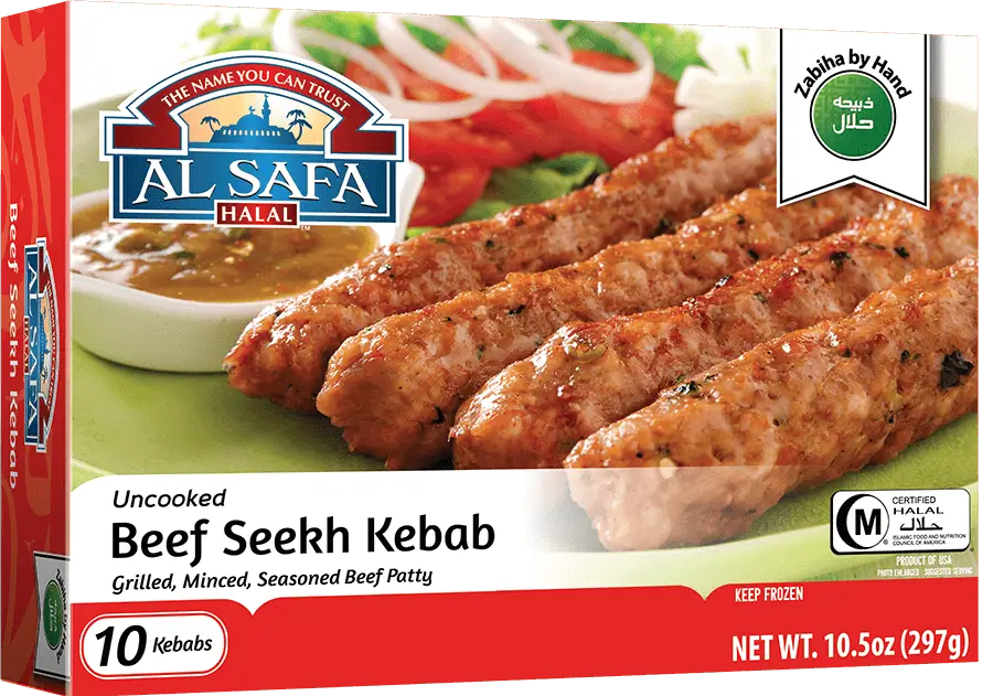 Beef Seekh Kabab 12 x 10.58 (10-Pcs)