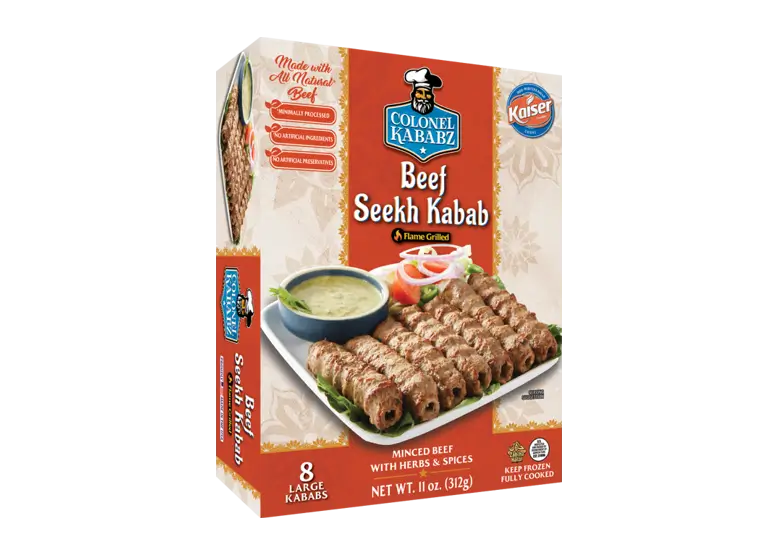 Beef Seekh Kabab 12 x 312g