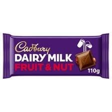 Cadbury Fruit & Nut 18 x 110-g