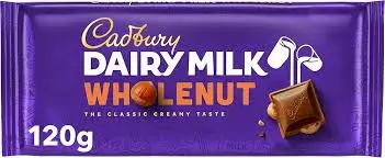 Cadbury Whole Nut 16 x 120-g