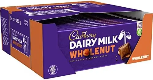 Cadbury Whole Nut 48 x 41-g