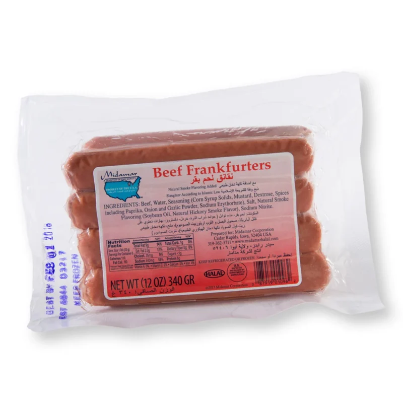 MM Halal Beef Franks 12 x 12-Oz