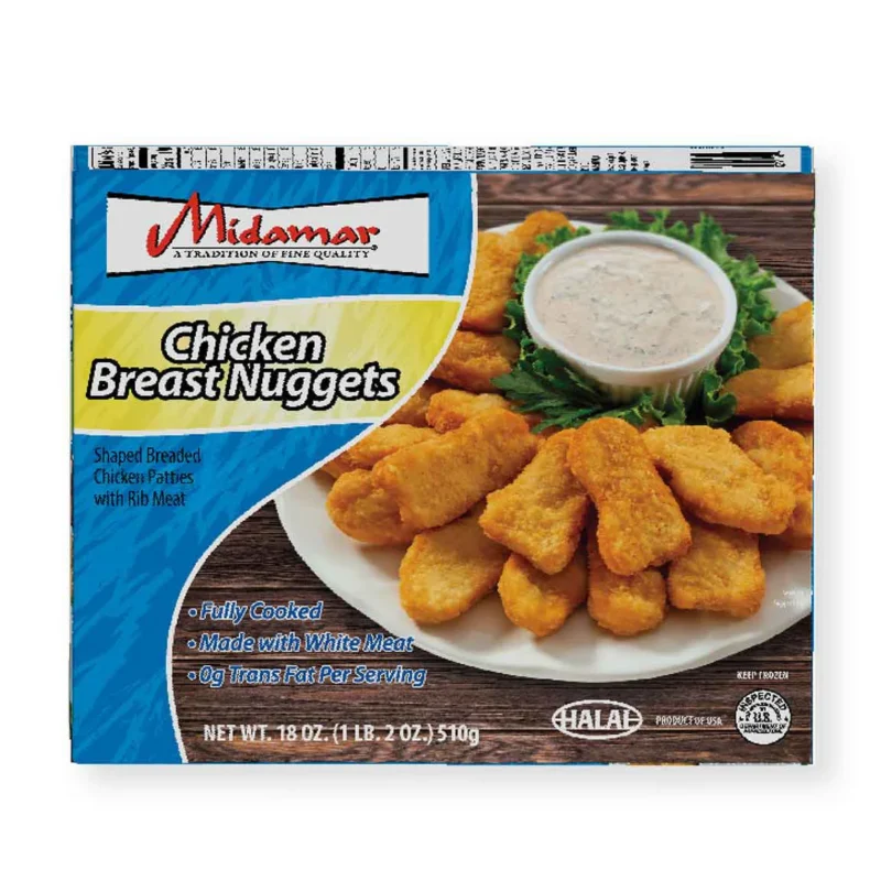 MM Halal Chicken Breast Nuggets 12 x 18-Oz