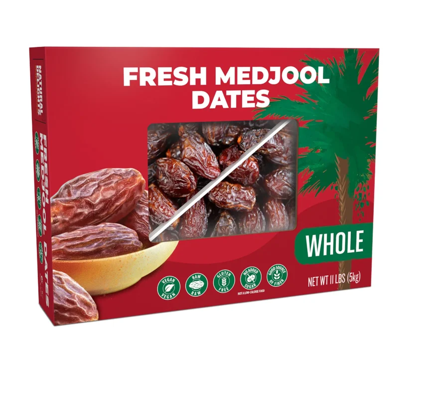 Medjool Organic Dates,11-Lbs (Red Bx)