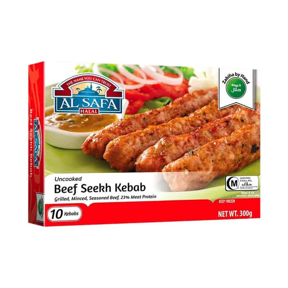 Beef Seekh Kabab 12 x 10.58 (10-Pcs)