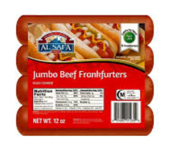 Beef Frankfurters 12 x 12 oz