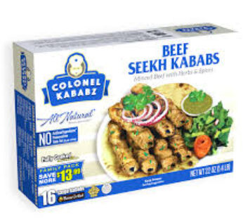 Beef Seekh Kabab,family 12 x 636-g