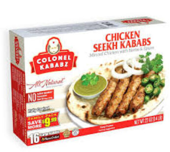 Chicken Seekh Kabab, Family 12 x 636-g 9.99