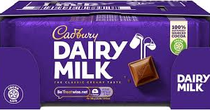 Cadbury Dairy Milk 21 x 110-g