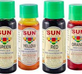 Food Colors, Yellow, Orange, Red, Green