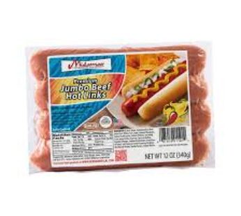 MM Jumbo Beef Hot links 12 x 12-Oz