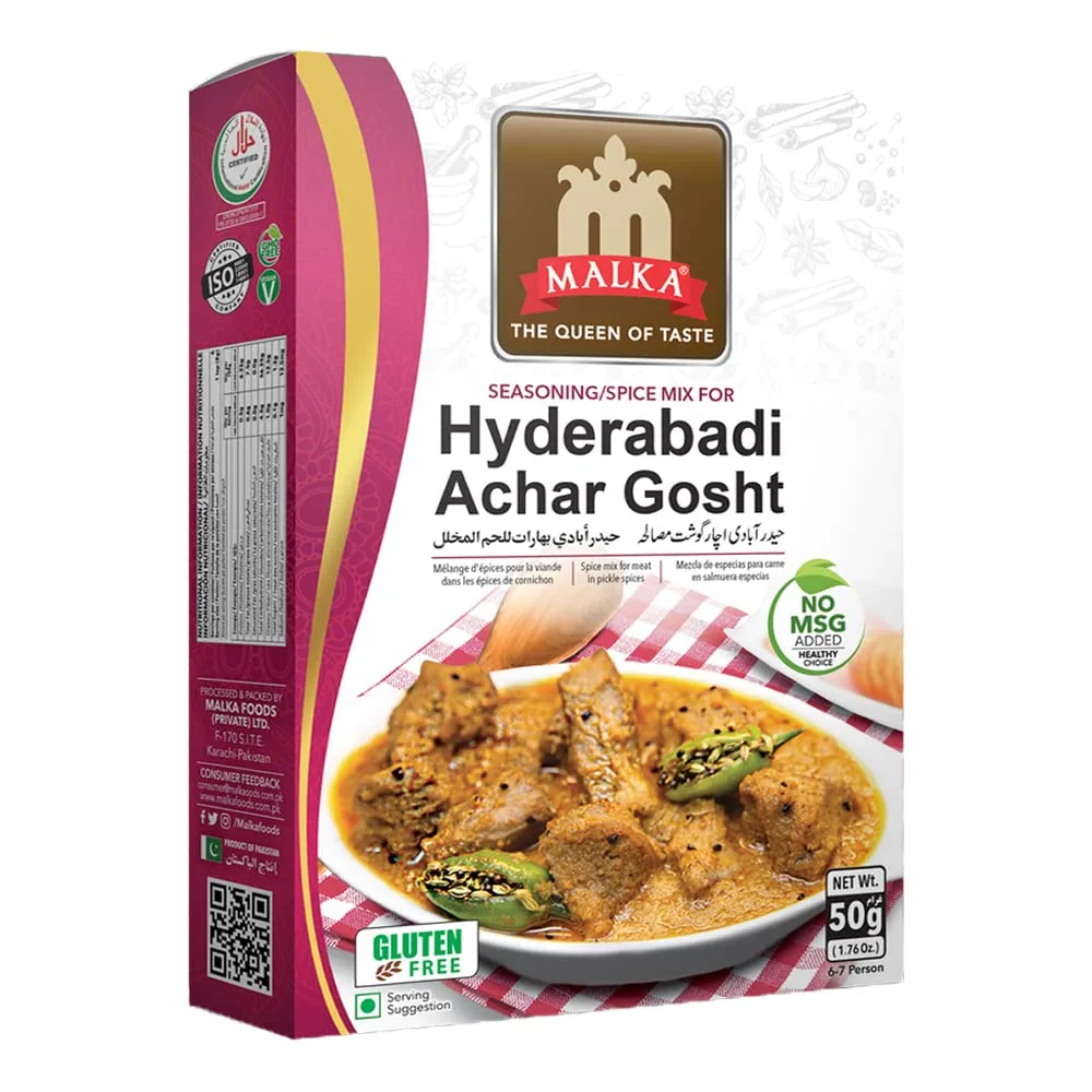 Malka Hyderabadi Achar Gosht x 12