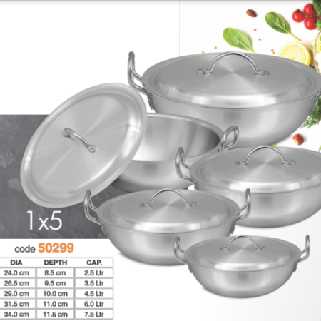 Round Karahi Set,1-5