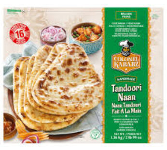 Tandoori Plain Naan, Family 16-Pc x 8