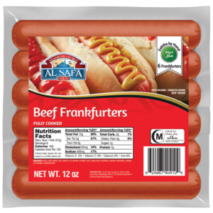 A/S Beef Franks  12 x 12-Oz