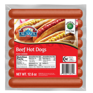 A/S Beef Hot Dogs 12 x 12.6 Oz