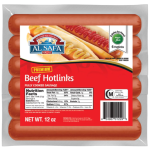 A/S Beef Hot links-Cooked