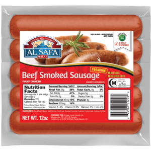 A/S Beef Smokd Sausage 12 x12Oz