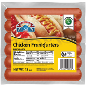 A/S Chicken Franks 12oz x12