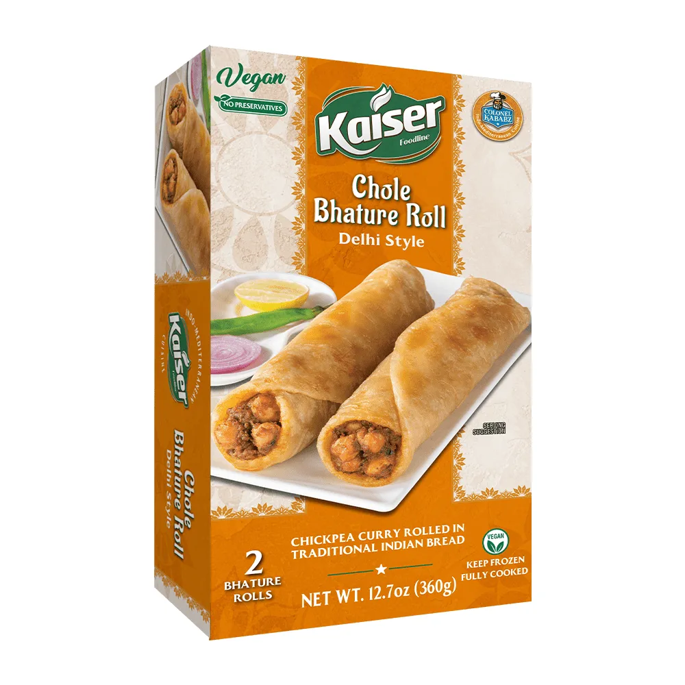 CK Chole Bhature Roll 2 x 7″