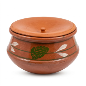 Handi With Lid (Clay), Large